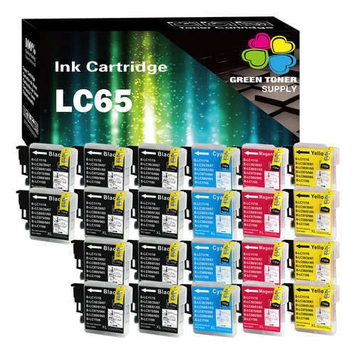 Green Toner Supply Paquete De 22 Cartuchos De Tinta Comp.