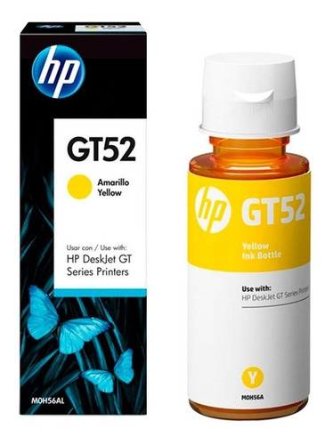 Tinta Hp Gt52 Amarillo Original Gt5820 315 410 415 Inktank