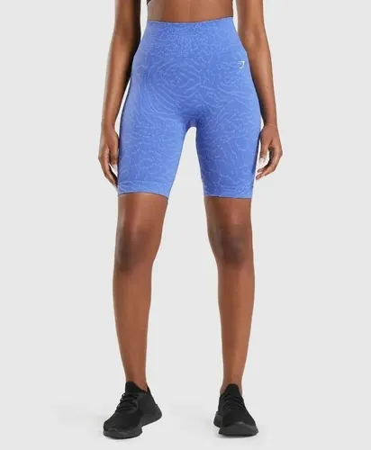 Short Cyclisme Seamless Gymshark Adapt Animal Femme - Taille Haute Motif Animalier
