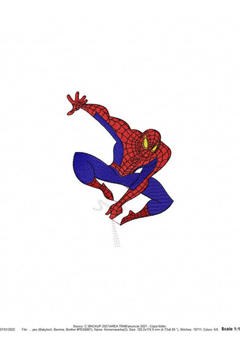 Matriz De Bordado Inb6647 Homem Aranha (3)