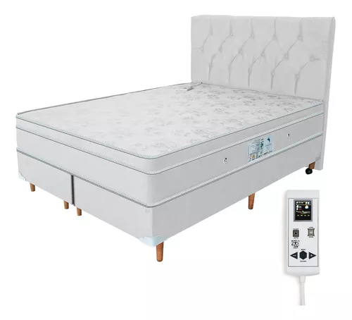 Colchão Magnético Queen Size 158x198 Ortopédico Massageador Bio Quanti