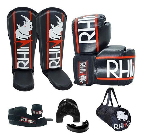 Kit Muaythai Rhino Completo - 14oz