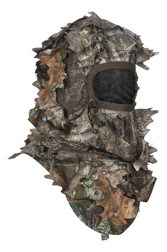 Realtree Outdoors - Mscara Facial Con Hojas - Transpirable -