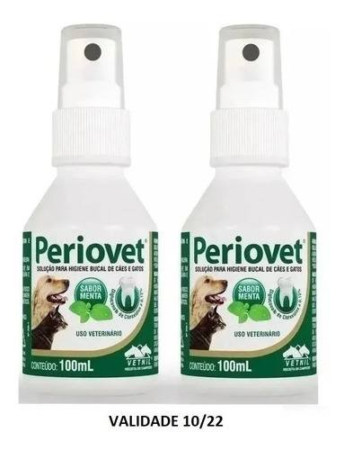 Periovet Spray 100ml Vetnil Kit 2 Unidades 