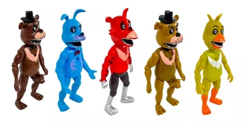 Kit 5 Bonecos Animatronics Five Nights At Freddy's Security - MHR - Bonecos  - Magazine Luiza