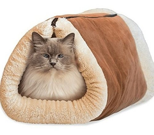 Cama Termica Tunel Para Gatos 2 En 1