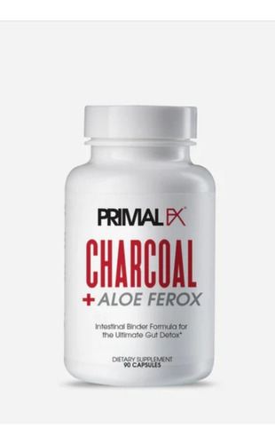 Charcoal +aloe Ferox Primal. 90 Cápsulas.