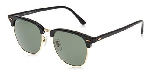 Ray-ban Rb3016f Clubmaster Low Bridge Fit Square 335kw
