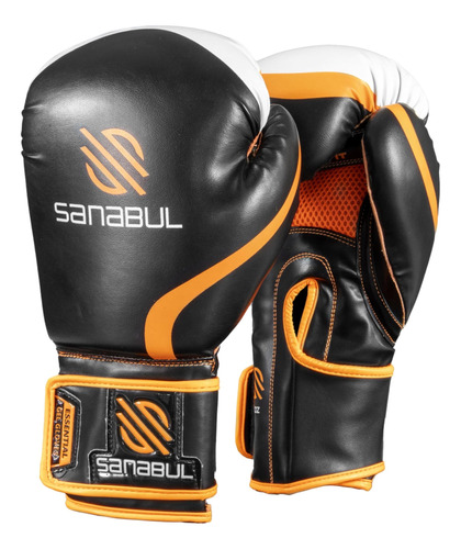 Guantes De Boxeo Sanabul 14 Oz Black/orange