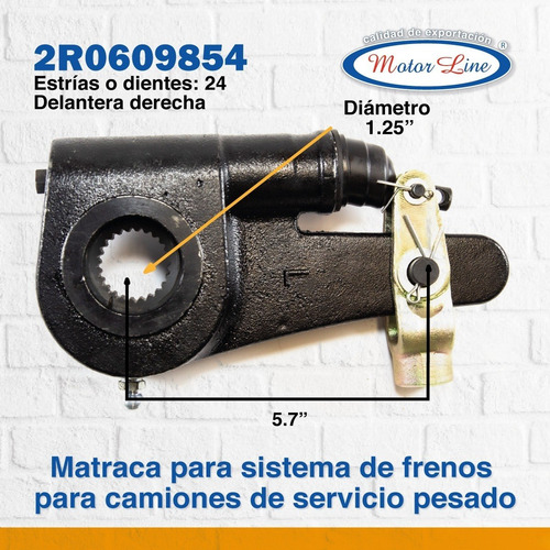 Imagen 3 de 9 de Matraca Delantera Derecha Ajuste Automático Vw 24 Dientes