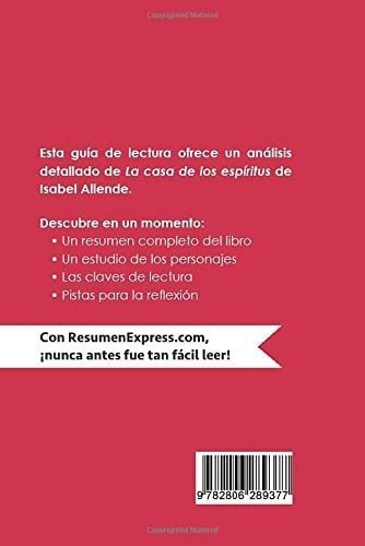 La Casa De Los Espiritus De Isabel Allende (guia De, de ResumenExpress, .. Editorial ResumenExpress en español