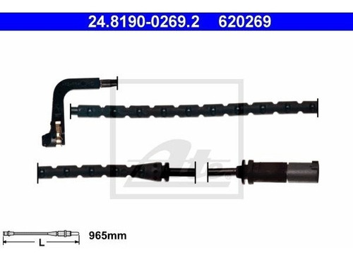 Sensor Balata Trasera Bmw X6 Xdrive35ia 2009 3.0 Bit 24v