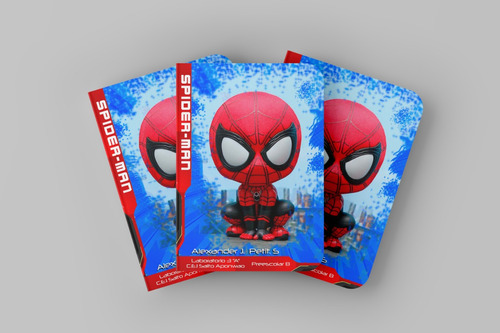 3 Cuadernos Personalizados Spiderman Con Nombre 