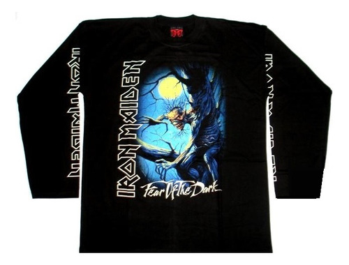 Iron Maiden Fear Of The Dark Polo Talla Small [rockoutlet]