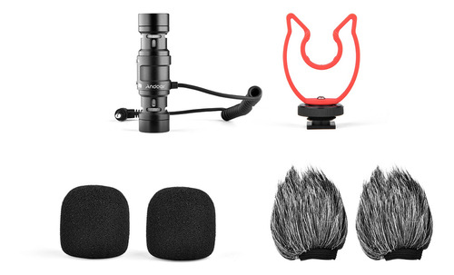 Andoer Mic11 Mini Single/gravação Direcional Dupla