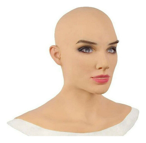 2024 Cubierta For La Cabeza De Látex Femenina Cosplay Drag