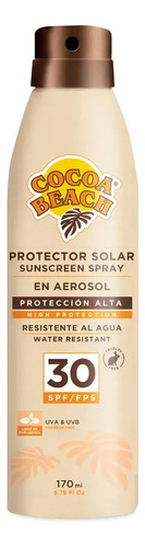 Protector Solar Fps 30 En Aerosol 170ml Cocoa Beach