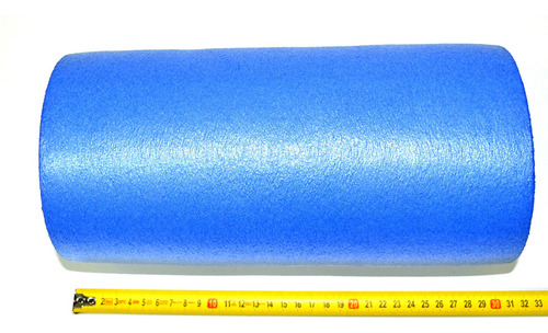 Foam Roller Rodillo Espuma Masajes Yoga Pilates 30 Cm Gmp Color Azul