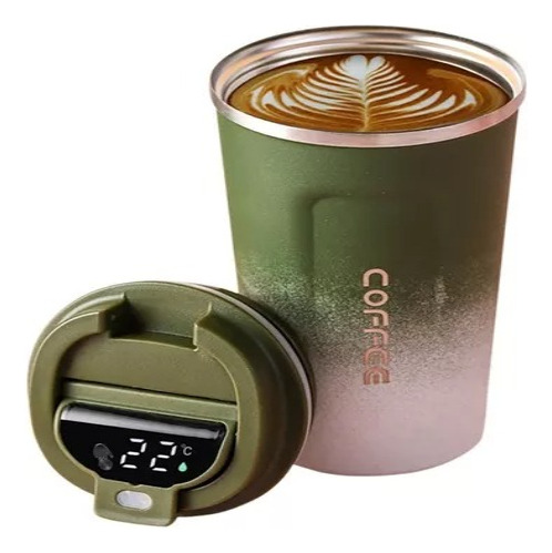 Vaso Térmico Genérico 500ml Acero Inox Café