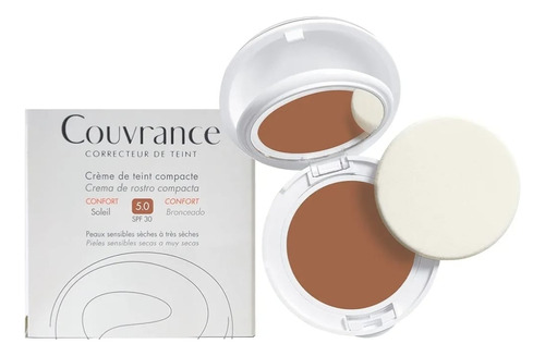 Avene Couvrance Maquillaje Compacto 5.0 Bronceado Confort