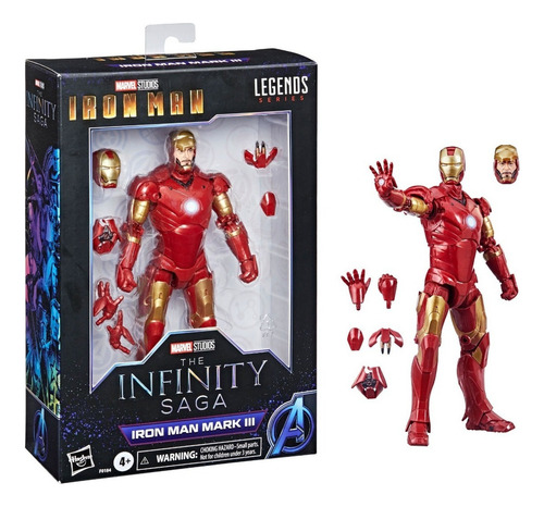 Figura De Acción Marvel Iron Man Mkiii (movie 2008)