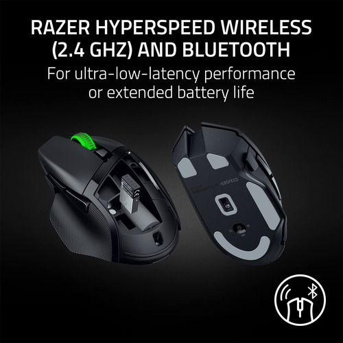 Mouse Sem Fio Para Jogos Razer Basilisk V3 X Hyperspeed Blac