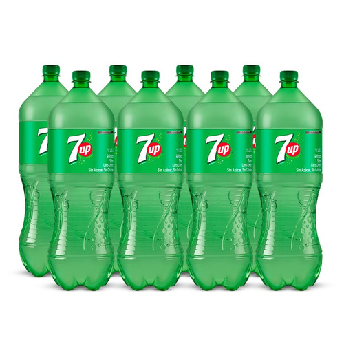 Refresco 7 Up De 2.5 Litros C/u X8 Botellas  