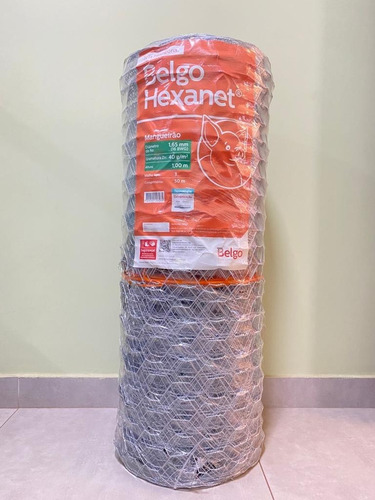 Imagem 2 de 5 de Tela Belgo Hexanet Mangueirão - 50m - 1m Altura Fio 16