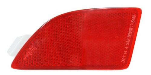 Par De Cuartos Trasero Mazda 3 2015 5p Reflejante Rojo Rld
