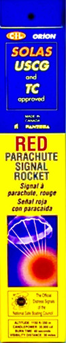 Bengalas Luz Roja Orion Parachute Marino Alerta Hp Uscg