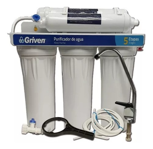 Filtro Purificador Agua Osmosis Inversa 5 Etapas Griven