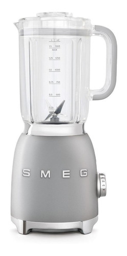 Licuadora Smeg 50's Style BLF01 1.5 L plateada con vaso de tritan 220V - 240V