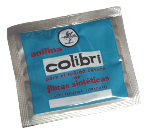 Colibri Anilina Para Fibras Sinteticas X25grs Varios Colores