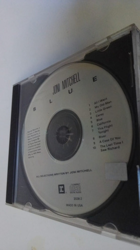 Cd Joni Mitchell - Blue (usa) Zona Caballito