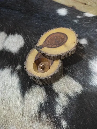 Cofre Porta Anillo De Madera