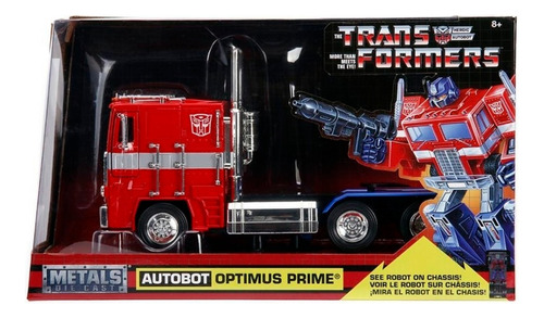 Vehiculo Jada Escala 1:24 Transformers Optimus Prime