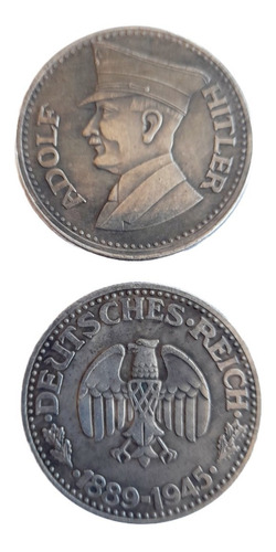 Moneda Reich Mark Alemania A. Hitler Tipo #1