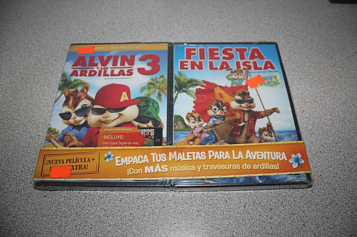 6 Peliculas Originales Alvin Y Las Ardillas Dvd Latino