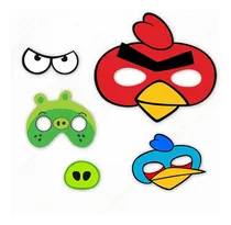 Comprar Angry Birds - Photo Booth Props -textos Editables