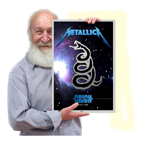 Metallica Poster Quadro Placa Vintage Retrô Rock'n' Roll A3 
