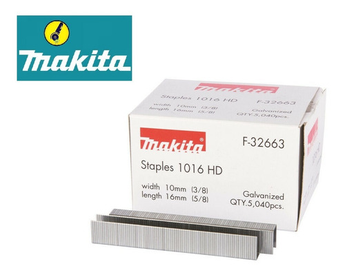 Caja 5040unid Grapas Corchetes Makita Dst221 10x16mm F-32663