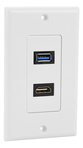 Nuevo Panel De Pared Multimedia Integrado Hdmi Usb3.0 Dos