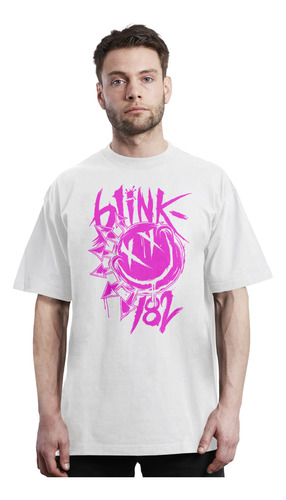 Blink 182 - Logo Pink - Polera