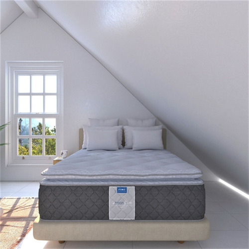 Imagen 3 de 9 de Colchón Restonic Queen Size Euro Top Ortopedico Worry Free Envio Gratis