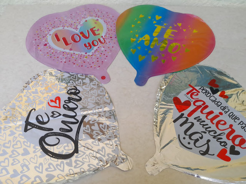 Globos De 18 Pulgadas  Con Diseños Amor X 6 Und