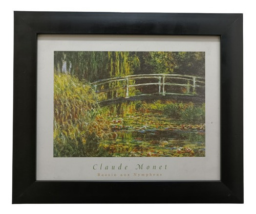 Monet /  Puente Sobre Las Ninfeas Enamorado 30 X 25 Cms