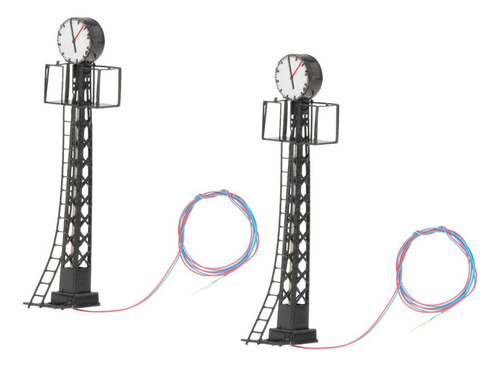 Nuevo Maqueta De 2 Piezas De Luces De Ferrocarril En Escala