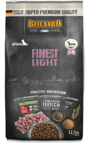 Alimento Belcando Finest Light 12,5 Para Perro