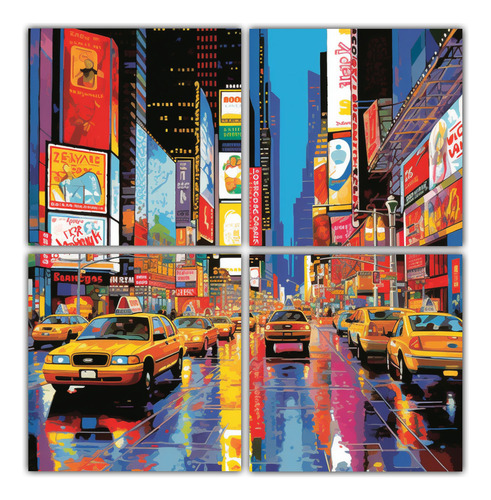 60x60cm Cuadros De Nueva York: Sumérgete En La Ciudad