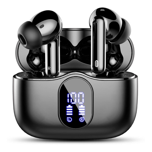 Btootos Wireless Earbud Bluetooth Heads With 4 Mic,40h Play.